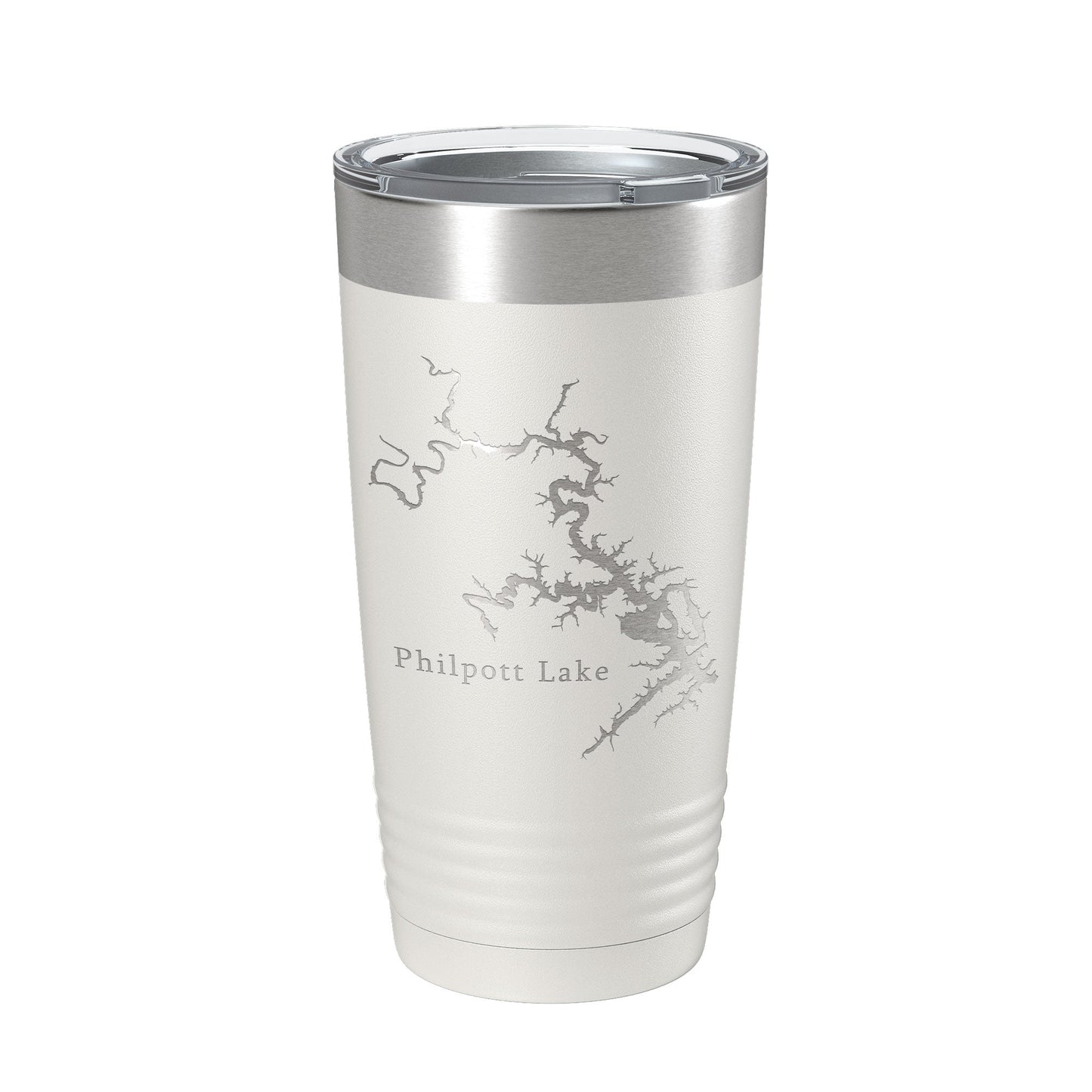 Philpott Lake Map Tumbler Travel Mug Insulated Laser Engraved Coffee Cup Virginia 20 oz-1