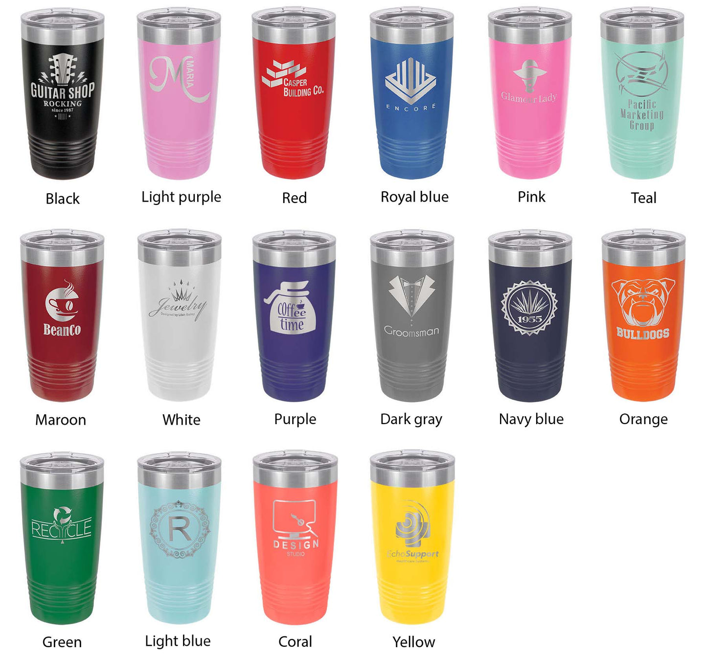 Philpott Lake Map Tumbler Travel Mug Insulated Laser Engraved Coffee Cup Virginia 20 oz-3